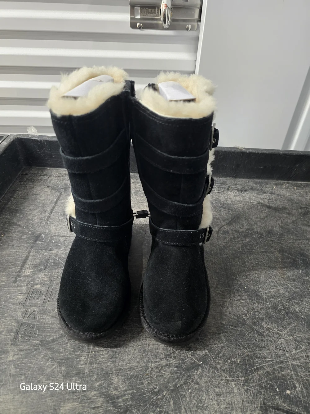 UGG black suede